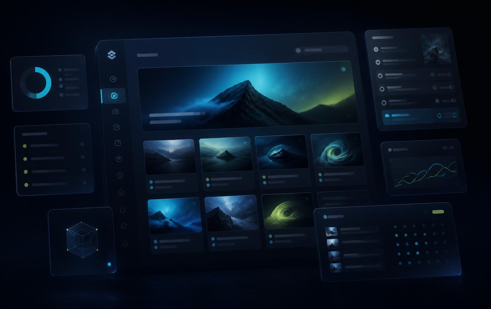 NUFUCMS content dashboard showing structured entries, media library and analytics